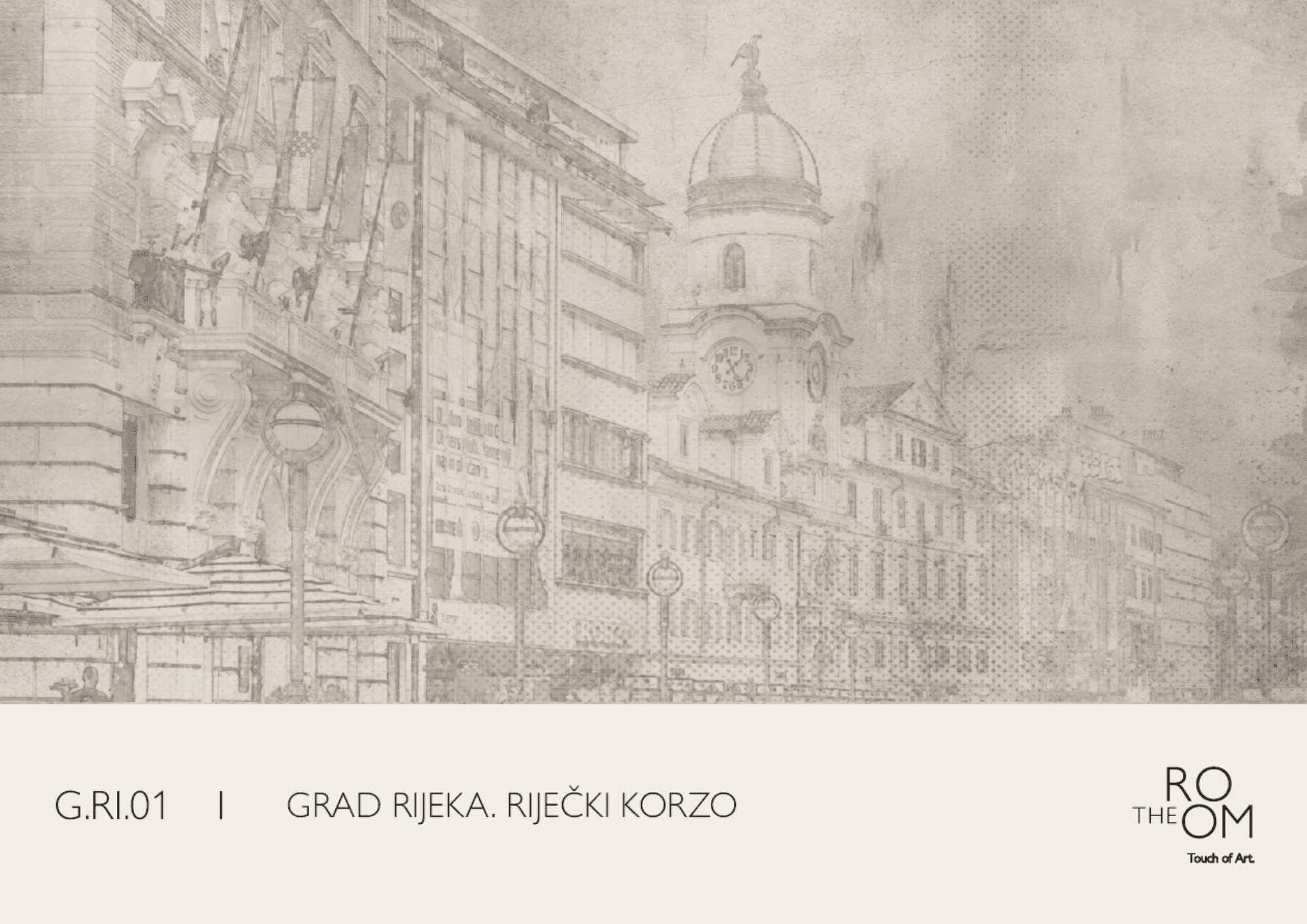 Grad Rijeka. Riječki Korzo