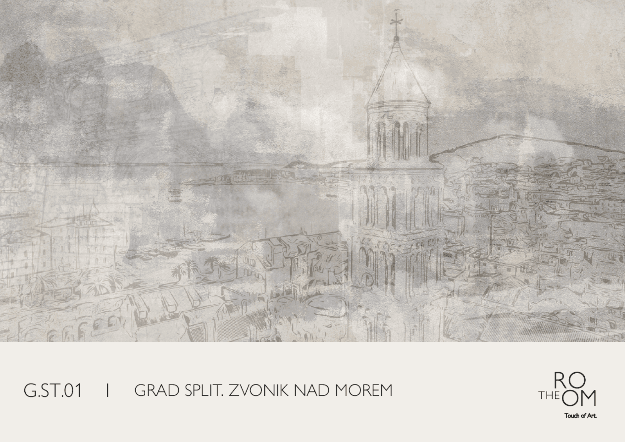 Grad Split. Zvonik nad morem